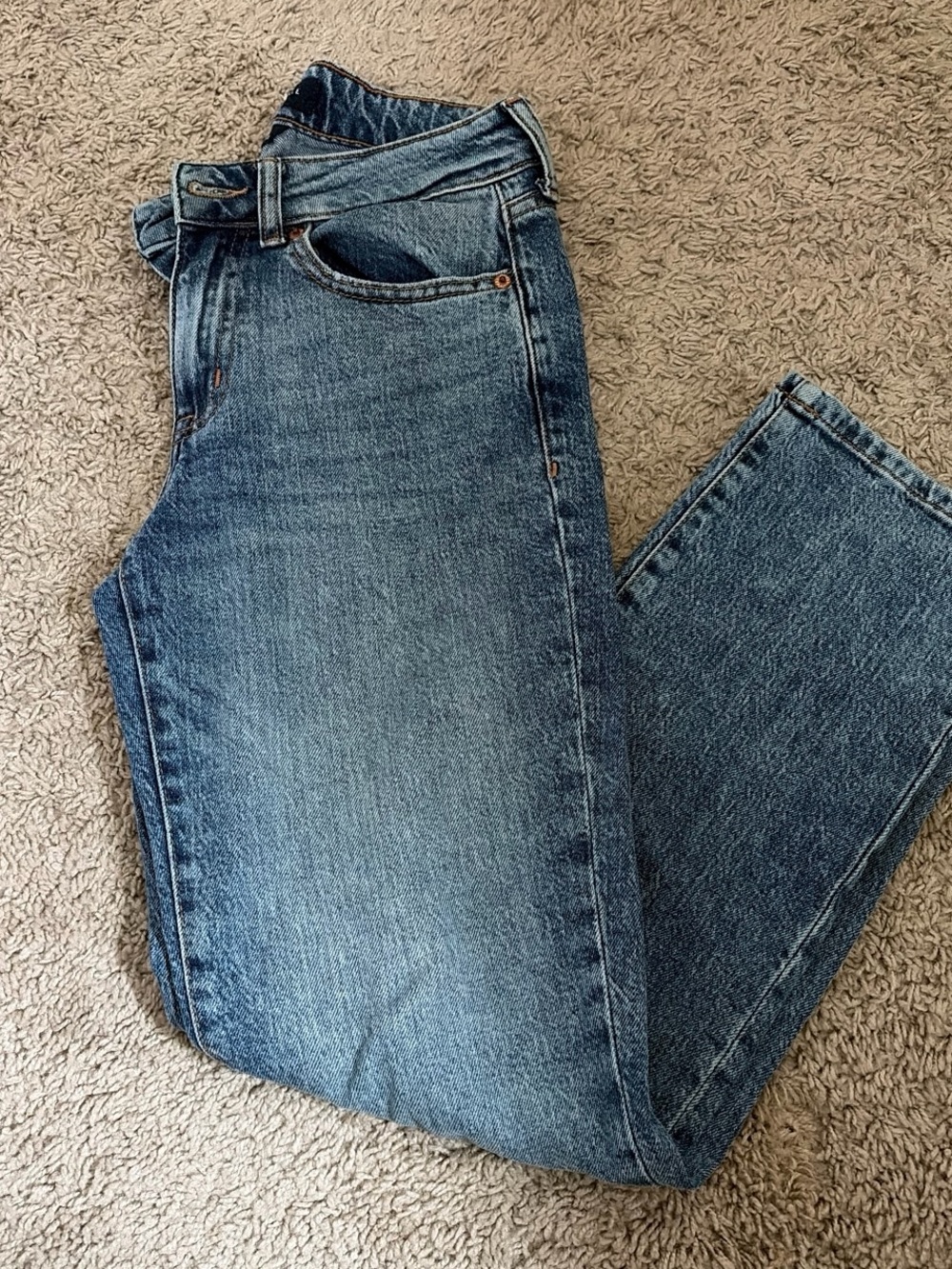 Dark wash jeans